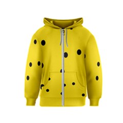 Punch Hole, Black Hole Kids  Zipper Hoodie