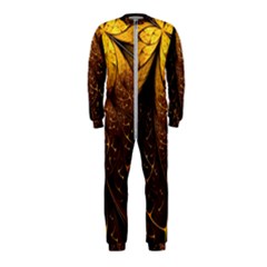 Gold, Golden Background Onepiece Jumpsuit (kids)
