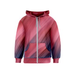 Abstract, Lines Kids  Zipper Hoodie