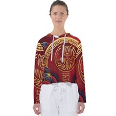 Holiday, Chinese New Year, Year Of The Tiger Women s Slouchy Sweat
