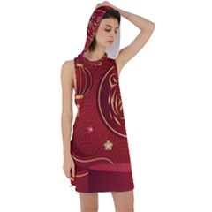 Holiday, Chinese New Year, Racer Back Hoodie Dress
