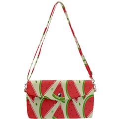 Cute Watermelon Seamless Pattern Removable Strap Clutch Bag