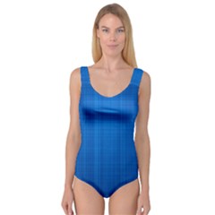 Blue Abstract, Background Pattern Princess Tank Leotard 