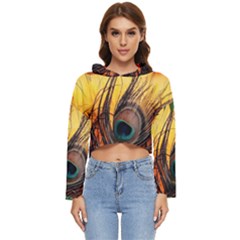 City Lights Sky Landmark Painting Women s Lightweight Cropped Hoodie by Cemarart