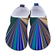 Zig Zag Pattern Geometric Design Kids  Sock-style Water Shoes by Cemarart