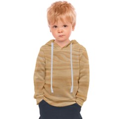 Light Wooden Texture, Wooden Light Brown Background Kids  Overhead Hoodie