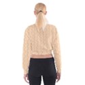 Lines Pattern Wiggly Minimal Print Cropped Sweatshirt View2