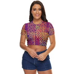 Building Architecture City Facade Side Button Cropped T-shirt