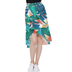 Leaves-3923413 Frill Hi Low Chiffon Skirt by lipli