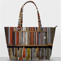 Book Nook Books Bookshelves Comfortable Cozy Literature Library Study Reading Reader Reading Nook Ro Back Pocket Shoulder Bag  by Maspions