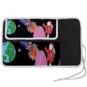 Girl Bed Space Planets Spaceship Rocket Astronaut Galaxy Universe Cosmos Woman Dream Imagination Bed Pen Storage Case (L) View2