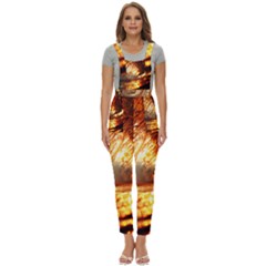 Wave Art Mood Water Sea Beach Women s Pinafore Overalls Jumpsuit by Maspions