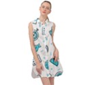 Pattern Business Graphics Seamless Background Texture Desktop Design Concept Geometric Sleeveless Shirt Dress View1