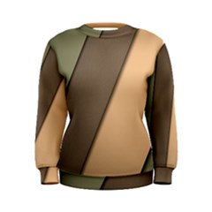 Abstract Texture, Retro Backgrounds Women s Sweatshirt