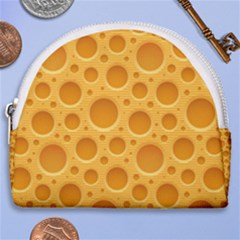 Cheese Texture Food Textures Horseshoe Style Canvas Pouch