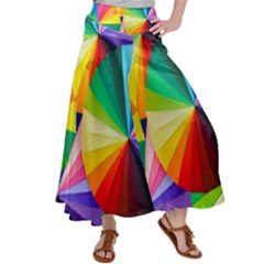 Bring Colors To Your Day Women s Satin Palazzo Pants