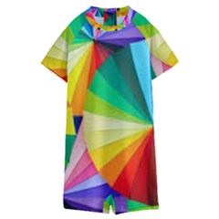 Bring Colors To Your Day Kids  Boyleg Half Suit Swimwear