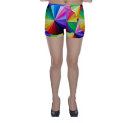 Bring Colors To Your Day Skinny Shorts