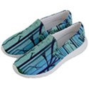 Nature Outdoors Night Trees Scene Forest Woods Light Moonlight Wilderness Stars Men s Lightweight Slip Ons View2