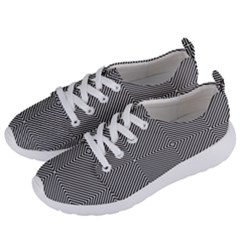 Abstract Diagonal Stripe Pattern Seamless Women s Lightweight Sports Shoes
