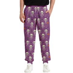 Skull Halloween Pattern Men s Elastic Waist Pants