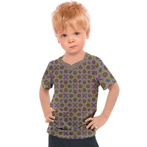 Art Illustrations Background Pattern Mandala Seamless Kids  Sports T-shirt by Maspions
