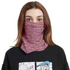 Sweet Emoji Canvas Print Pattern Face Covering Bandana (two Sides)