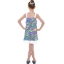 Sktechy Style Guitar Drawing Motif Colorful Random Pattern Wb Kids  Overall Dress View2