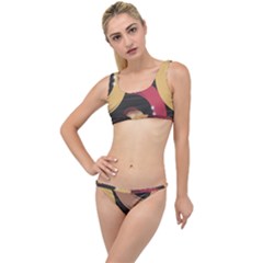 Circle Colorful Shine Line Pattern Geometric The Little Details Bikini Set