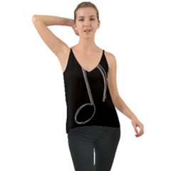 Eighth Note 8e245177-3b01-46c5-8203-b2dfeddb6d62 Chiffon Cami by RiverRootz