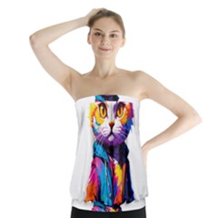 Wild Cat Strapless Top