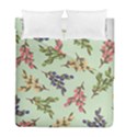 Berries Flowers Pattern Print Duvet Cover Double Side (Full/ Double Size) View2
