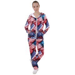Us Presidential Election Colorful Vibrant Pattern Design  Women s Tracksuit by dflcprintsclothing