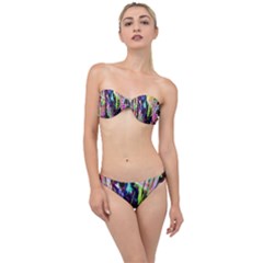 In Orbit Prismatic Classic Bandeau Bikini Set by MRNStudios