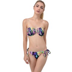 In Orbit Prismatic Twist Bandeau Bikini Set by MRNStudios