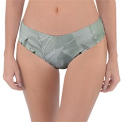 Banana Leaf Plant Pattern Reversible Classic Bikini Bottoms