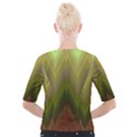 Zig Zag Chevron Classic Pattern Cropped Button Cardigan View2