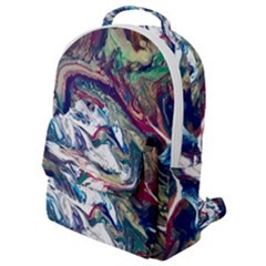 Abstract Strata Iv Flap Pocket Backpack (small)