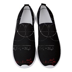 Math Board Circuit Circuits Computer Shield Tech Technology Women s Slip On Sneakers by Loisa77