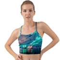 Amazing Aurora Borealis Colors Mini Tank Bikini Top View1
