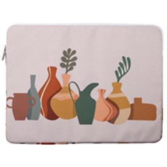 Drawing Botanical 17  Vertical Laptop Sleeve Case With Pocket by Perong