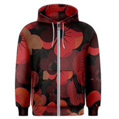 Flower Floral Flora Nature Pattern Background Backdrop Men s Zipper Hoodie by Salmanaz77