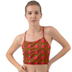 Apple Arrow Pattern Design Drawing Mini Tank Bikini Top by Proyonanggan