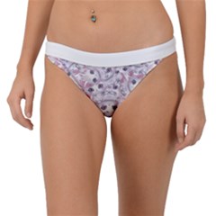 Sweet Kawaii Kitty Pattern (ai) Bk Band Bikini Bottoms by dflcprintsclothing