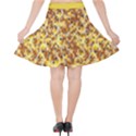 Whimsy Chickens Pattern (AI) Velvet High Waist Skirt View2