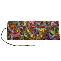 Echinopsis Terscheckii Cactus Motif Random Colored Pattern Roll Up Canvas Pencil Holder (s) by dflcprintsclothing