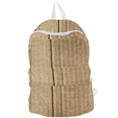 Brown Cardboard Texture Macro, Cardboard, Cardboard Foldable Lightweight Backpack by kyorashop23