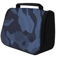 Purple Camo Full Print Travel Pouch (big)