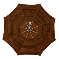 Seamless Wooden Planks Brown Wooden Background Automatic Folding Umbrella With Case (medium)