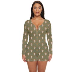 Camping Is Fun! Long Sleeve Boyleg Swimsuit by GeekLover
